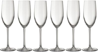 6 er Sektgläser 250ml Sektkelche Champagner Prosecco Sektglas Proseccoglas