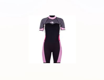 Neoprenanzug F2 Damen Neopren Anzug Shorty Women Größe S black/ pink