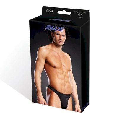 BLUE LINE Performance Microfiber Thong blk S/M