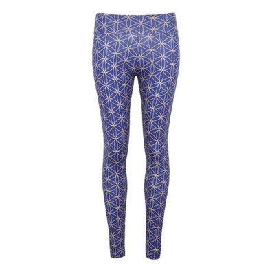 Leggings „Blume Des Lebens“ Aus Bio-Baumwolle Für Frauen