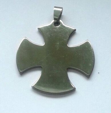 Neu Modeschmuck Kettenanhänger Edelstahl Kette Anhänger Kreuz Größe 41x38mm #027