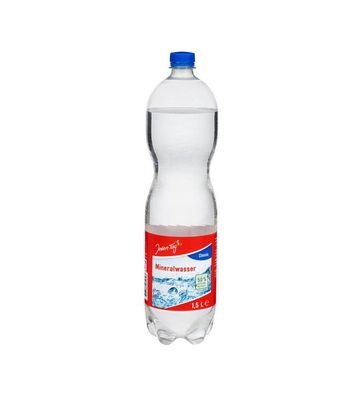 Classic Natürliches Mineralwasser mit Kohlensäure von Jeden Tag Varianten 1 bis 6 Fla