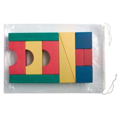 11 Bauklötze - bunt - 50mm