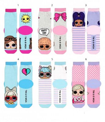 LOL Surprise Kinder Socken 3er Pack Sneaker Strümpfe