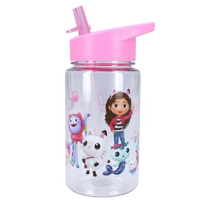 Gabby's Dollhouse Trinkflasche 450 ML für Kinder ideal für Schule und Freizeit