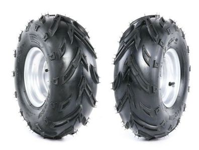 Kinderquadreifen Quadreifen Quad ATV 2er Set Komplettrad 16x8-7 silber rechts/links