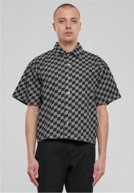 Urban Classics Hemd Laser Check Printed Boxy Shirt TB6694