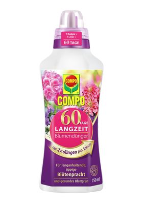 COMPO 60 Tage Langzeit Blumendünger, 750 ml