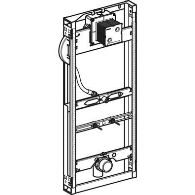 GE GIS Element für Urinal, 114 cm, Universal, für Sprühkopf