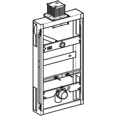 GE GIS Element für Urinal, 100 cm, Universal, Bet. von oben