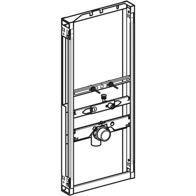 GE GIS Element für Urinal, 114 cm, Universal, für AP-Druckspüler