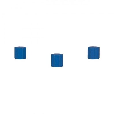 Achteckstein Ocean - 10x10mm - blau