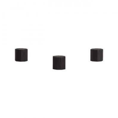 Achteckstein Ocean - 10x10mm - schwarz