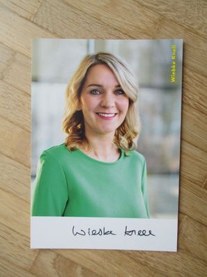 Hessen MdL FDP Politikerin Wiebke Knell - handsigniertes Autogramm!!!