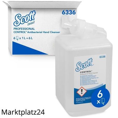 Kleenex Antibakterieller Handreiniger, transparent, 1L Kartusche