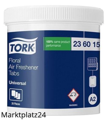 Tork Universal Lufterfrischer Anhänger - Floral, 1 Dose ß 20 Duftanhänger