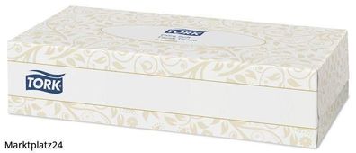 Kosmetiktuch Tork Premium, 2lg, weiß, 30x100 Tü/Krt