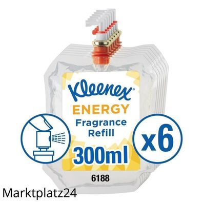 Kleenex Energy Lufterfrischung, 6Btl.ßÂ¡ 300ml/VE