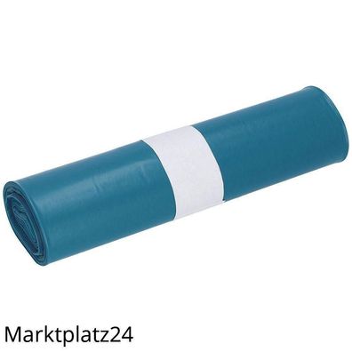 Abfallsäcke LDPE, 30L, blau, 480x650mm, Typ70, 42my, 25 St/Ro