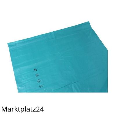 Abfallsäcke Premium, LDPE, 150L, blau, 500 + 300x1380mm, 60my, lose, 150 St/Krt