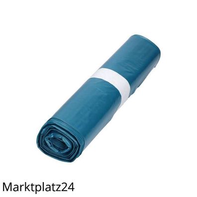 Abfallsäcke LDPE, 120L, blau, 700x1100mm, yp 60, 25 St/Ro