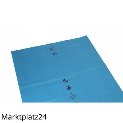 Abfallsäcke Premium, LDPE, 220L, blau, 800 + 400x1200mm, 60my, lose, 150 St/Krt