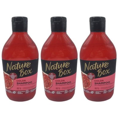 21,13EUR/1l 3 x Nature Box Shampoo mit Granatapfel ?l 385ml