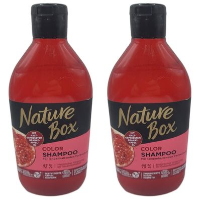 23,79EUR/1l 2 x Nature Box Shampoo mit Granatapfel ?l 385ml