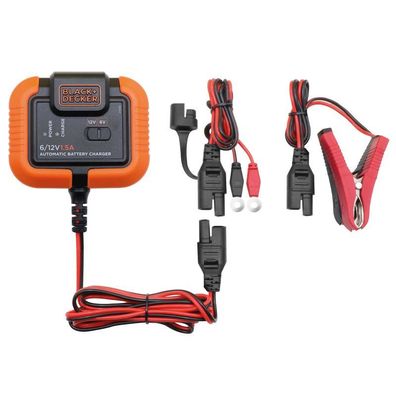 Black + Decker Multifunktions-Ladegerät für Blei Akkus 6-12V