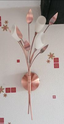 Wall lights and floor lamp from next rose gold