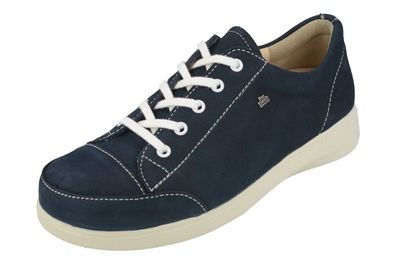 FINN Comfort Fataga Damen Halbschuhe extra leicht dunkelblau Nubukleder