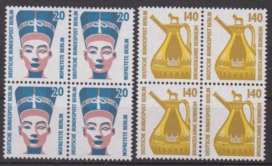 Berlin 1989 postfrisch Sehenswürdigkeiten 4er Block MiNr. 831-832