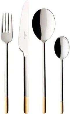 Villeroy & Boch Ella teilvergoldet Tafelbesteck 24tlg