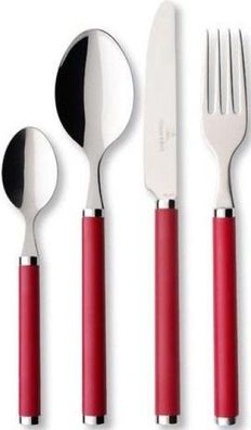Villeroy & Boch Play! red roses Tafelbesteck 24tlg. A U S L A U F !