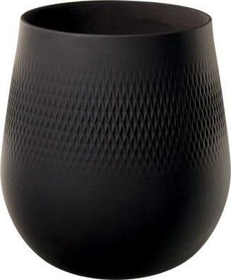 Villeroy & Boch Manufacture Collier noir Vase Carré groß