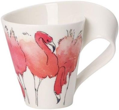 Villeroy & Boch NewWave Caffé Rosa Flamingo Becher mit Henkel