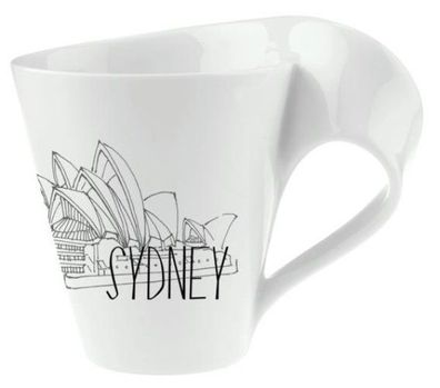 Villeroy & Boch NewWave Modern Cities Becher mit Henkel Sydney A U S L A U F !