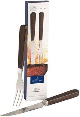 Villeroy & Boch Texas Pizzabesteck & Steakbesteck Set 2tlg