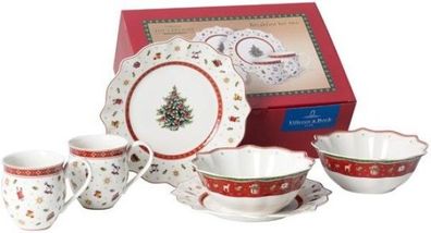 Villeroy & Boch Toy's Delight Breakfast for 2 weiß Set 6tlg