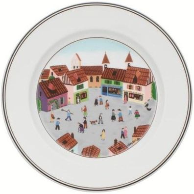 Villeroy & Boch Design Naif Speiseteller Dorf