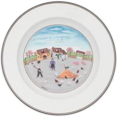 Villeroy & Boch Design Naif Suppenteller Hühnerhof