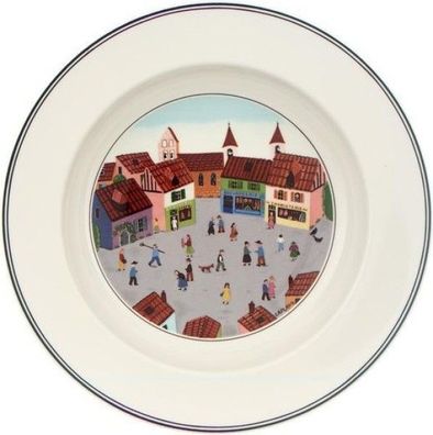 Villeroy & Boch Design Naif Suppenteller Dorf