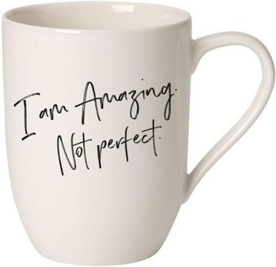 Villeroy & Boch Statement Becher mit Henkel "I´m amazing. Not perfect."