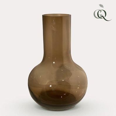 Vase Glas - S - H37 B25 - Seim - Taupe