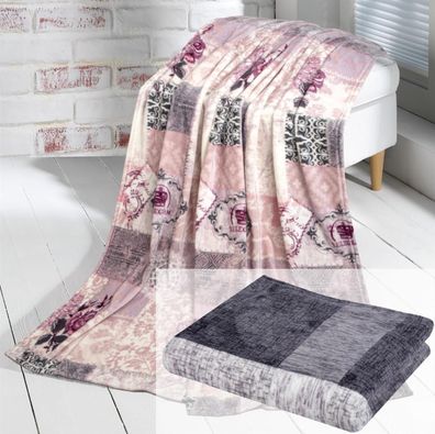 Kuscheldecke XXL Flauschdecke Wohndecke Sofadecke Tagesdecke Decke Plaid Flanell