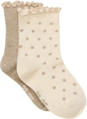 Minymo Kinder Socke Socks with Lettuce Hem (2-Pack) 6528