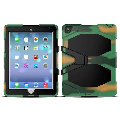 3in1 Outdoor Cover für Apple iPad 2017 9.7 Zoll stoßfestes Hardcase und Silikon... ->