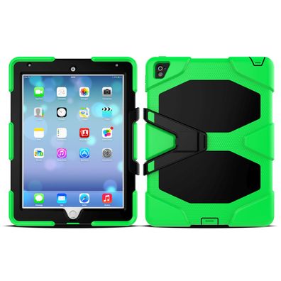 3in1 Outdoor Case für Apple iPad 2017 9.7 Zoll Hardcase Tablet Hybrid