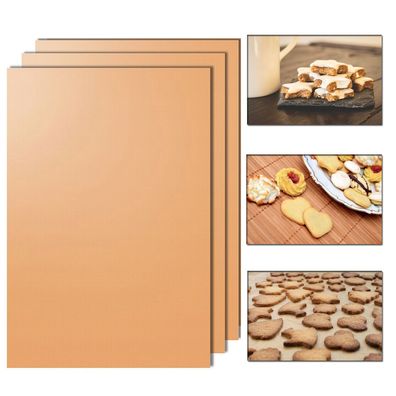 Backmatte 33 x 40cm wiederverwendbar mit Antihaftbeschichtung (3er Pack)