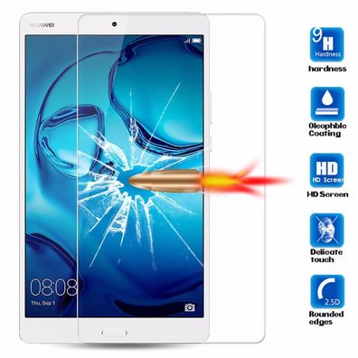 Displayschutz für Huawei MediaPad M3 Lite 8.0 Zubehör Schutzglas 9H Schutz Glas... ->